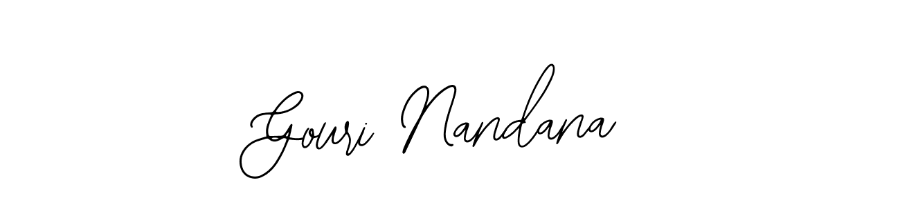 Make a beautiful signature design for name Gouri Nandana. With this signature (Bearetta-2O07w) style, you can create a handwritten signature for free. Gouri Nandana signature style 12 images and pictures png