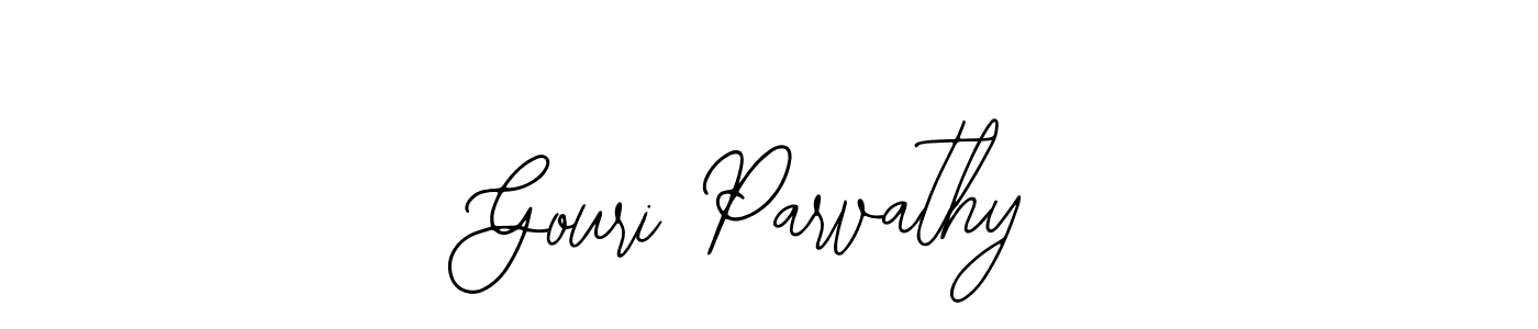 How to make Gouri Parvathy signature? Bearetta-2O07w is a professional autograph style. Create handwritten signature for Gouri Parvathy name. Gouri Parvathy signature style 12 images and pictures png