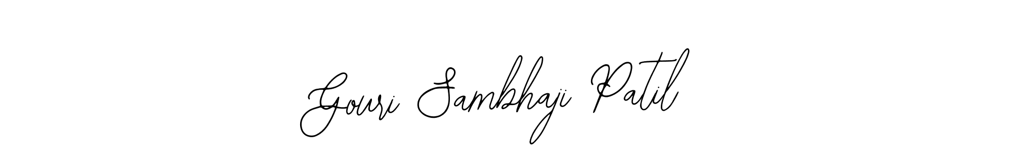 Make a beautiful signature design for name Gouri Sambhaji Patil. With this signature (Bearetta-2O07w) style, you can create a handwritten signature for free. Gouri Sambhaji Patil signature style 12 images and pictures png