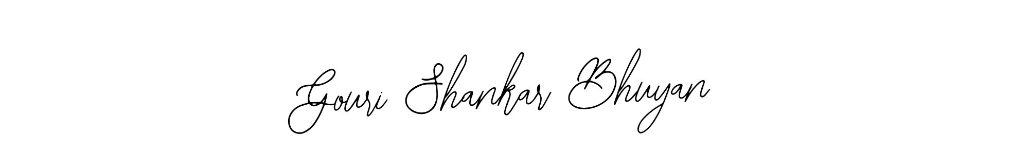 It looks lik you need a new signature style for name Gouri Shankar Bhuyan. Design unique handwritten (Bearetta-2O07w) signature with our free signature maker in just a few clicks. Gouri Shankar Bhuyan signature style 12 images and pictures png