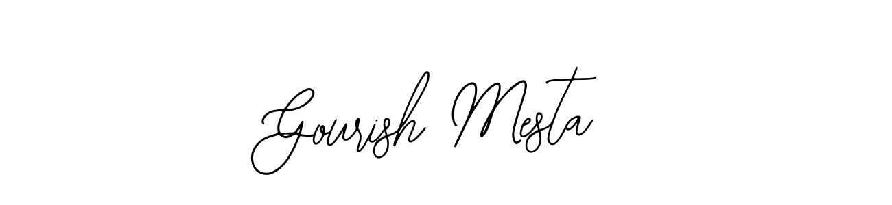 How to make Gourish Mesta signature? Bearetta-2O07w is a professional autograph style. Create handwritten signature for Gourish Mesta name. Gourish Mesta signature style 12 images and pictures png