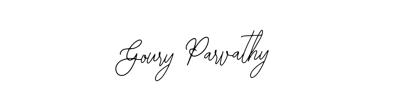 See photos of Goury Parvathy official signature by Spectra . Check more albums & portfolios. Read reviews & check more about Bearetta-2O07w font. Goury Parvathy signature style 12 images and pictures png