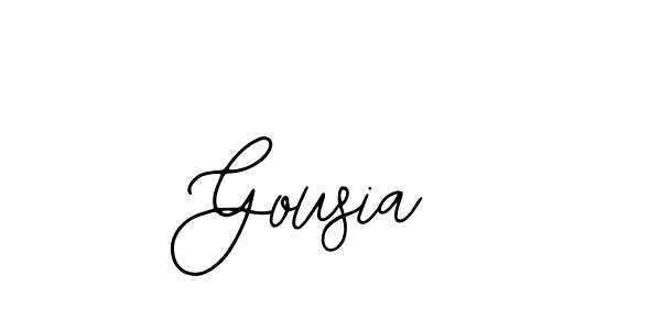 Make a short Gousia signature style. Manage your documents anywhere anytime using Bearetta-2O07w. Create and add eSignatures, submit forms, share and send files easily. Gousia signature style 12 images and pictures png