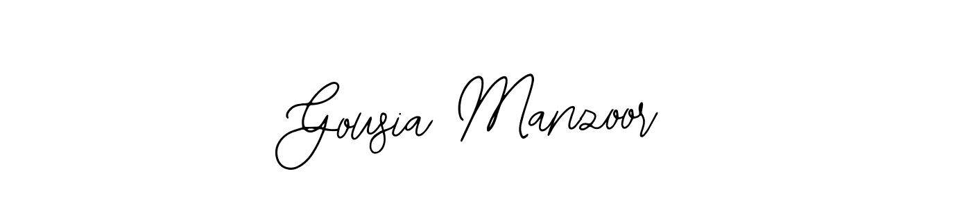 Once you've used our free online signature maker to create your best signature Bearetta-2O07w style, it's time to enjoy all of the benefits that Gousia Manzoor name signing documents. Gousia Manzoor signature style 12 images and pictures png