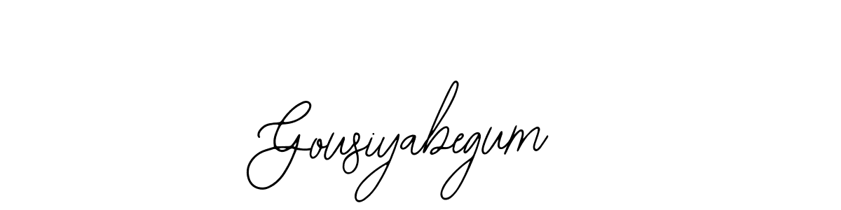 Also we have Gousiyabegum name is the best signature style. Create professional handwritten signature collection using Bearetta-2O07w autograph style. Gousiyabegum signature style 12 images and pictures png