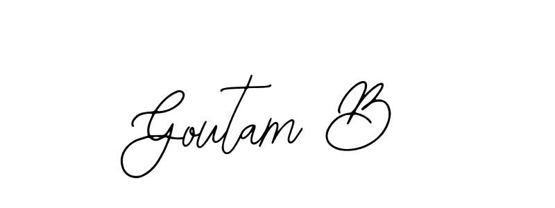 Make a short Goutam B signature style. Manage your documents anywhere anytime using Bearetta-2O07w. Create and add eSignatures, submit forms, share and send files easily. Goutam B signature style 12 images and pictures png