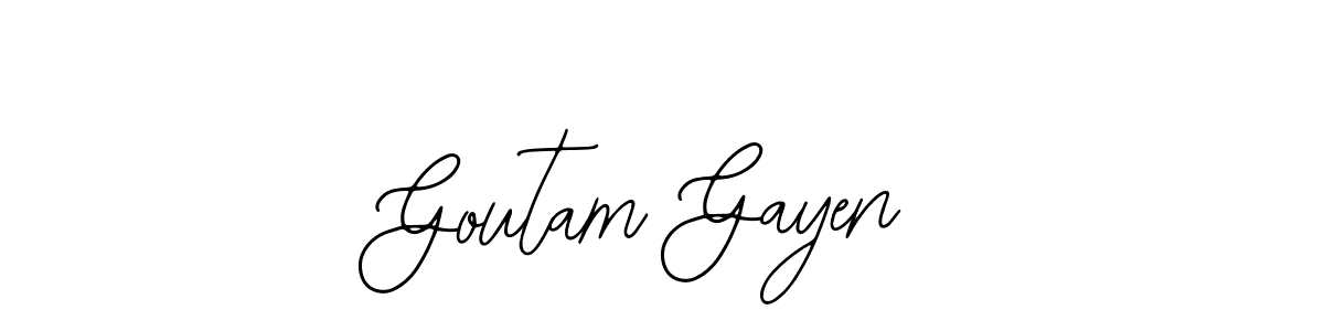Similarly Bearetta-2O07w is the best handwritten signature design. Signature creator online .You can use it as an online autograph creator for name Goutam Gayen. Goutam Gayen signature style 12 images and pictures png