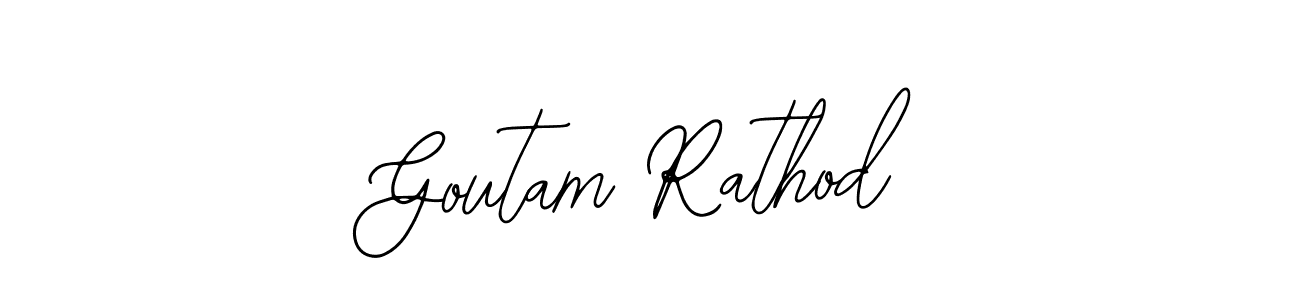 How to make Goutam Rathod signature? Bearetta-2O07w is a professional autograph style. Create handwritten signature for Goutam Rathod name. Goutam Rathod signature style 12 images and pictures png