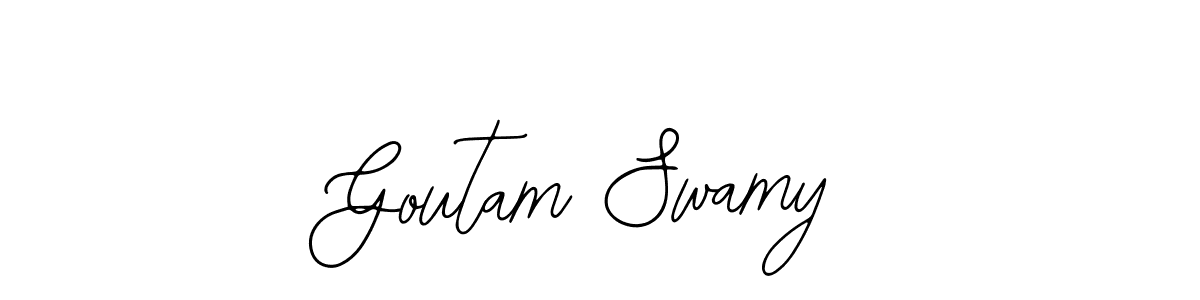 How to make Goutam Swamy signature? Bearetta-2O07w is a professional autograph style. Create handwritten signature for Goutam Swamy name. Goutam Swamy signature style 12 images and pictures png