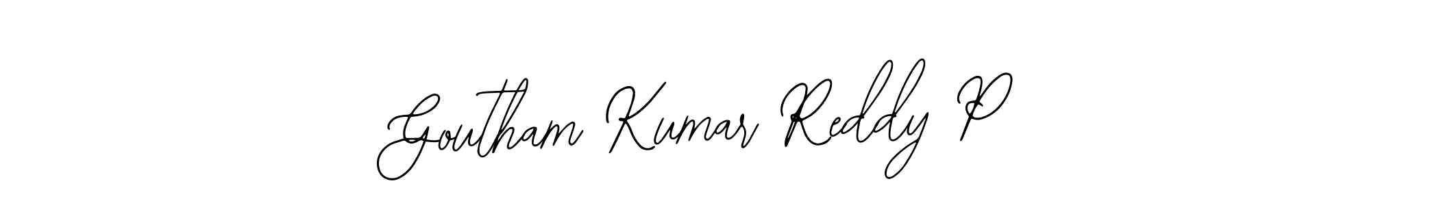 Here are the top 10 professional signature styles for the name Goutham Kumar Reddy P. These are the best autograph styles you can use for your name. Goutham Kumar Reddy P signature style 12 images and pictures png