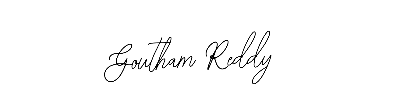 Also we have Goutham Reddy name is the best signature style. Create professional handwritten signature collection using Bearetta-2O07w autograph style. Goutham Reddy signature style 12 images and pictures png