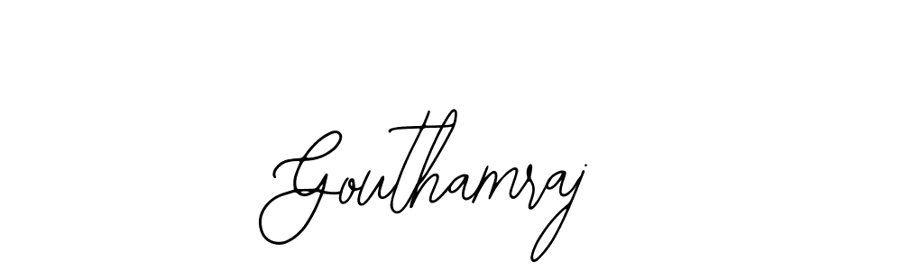 Make a beautiful signature design for name Gouthamraj. With this signature (Bearetta-2O07w) style, you can create a handwritten signature for free. Gouthamraj signature style 12 images and pictures png