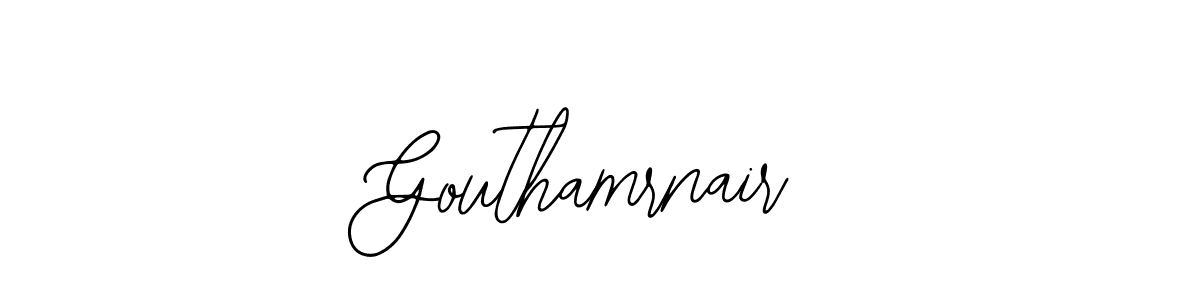 You can use this online signature creator to create a handwritten signature for the name Gouthamrnair. This is the best online autograph maker. Gouthamrnair signature style 12 images and pictures png