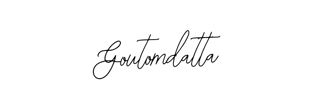 Make a beautiful signature design for name Goutomdatta. With this signature (Bearetta-2O07w) style, you can create a handwritten signature for free. Goutomdatta signature style 12 images and pictures png