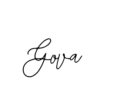 How to make Gova name signature. Use Bearetta-2O07w style for creating short signs online. This is the latest handwritten sign. Gova signature style 12 images and pictures png