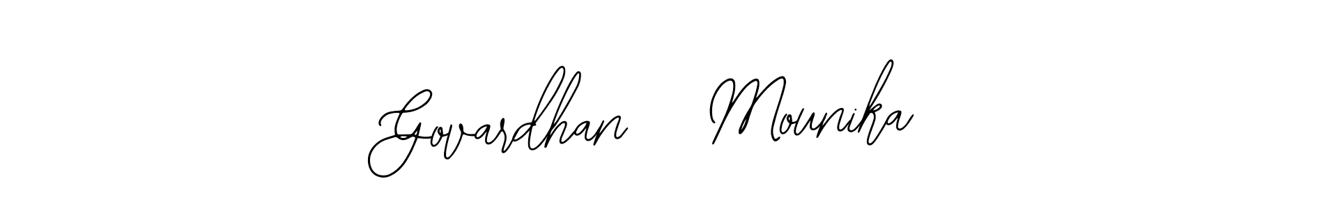 You can use this online signature creator to create a handwritten signature for the name Govardhan   Mounika. This is the best online autograph maker. Govardhan   Mounika signature style 12 images and pictures png