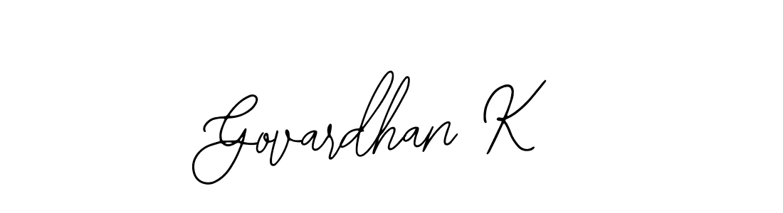 How to Draw Govardhan K signature style? Bearetta-2O07w is a latest design signature styles for name Govardhan K. Govardhan K signature style 12 images and pictures png