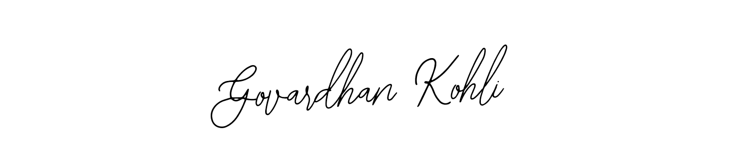 The best way (Bearetta-2O07w) to make a short signature is to pick only two or three words in your name. The name Govardhan Kohli include a total of six letters. For converting this name. Govardhan Kohli signature style 12 images and pictures png