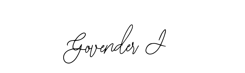 How to Draw Govender J signature style? Bearetta-2O07w is a latest design signature styles for name Govender J. Govender J signature style 12 images and pictures png