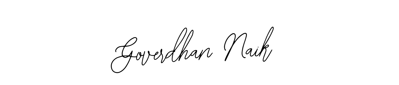 Goverdhan Naik stylish signature style. Best Handwritten Sign (Bearetta-2O07w) for my name. Handwritten Signature Collection Ideas for my name Goverdhan Naik. Goverdhan Naik signature style 12 images and pictures png