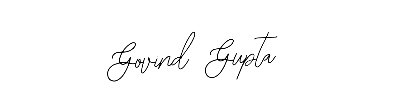 Design your own signature with our free online signature maker. With this signature software, you can create a handwritten (Bearetta-2O07w) signature for name Govind  Gupta. Govind  Gupta signature style 12 images and pictures png