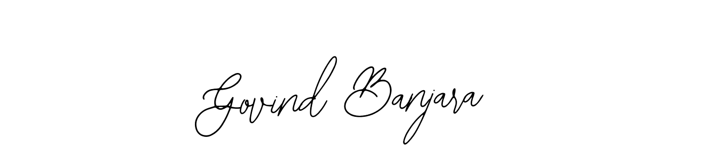 The best way (Bearetta-2O07w) to make a short signature is to pick only two or three words in your name. The name Govind Banjara include a total of six letters. For converting this name. Govind Banjara signature style 12 images and pictures png