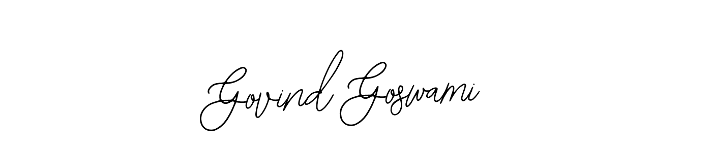 How to make Govind Goswami signature? Bearetta-2O07w is a professional autograph style. Create handwritten signature for Govind Goswami name. Govind Goswami signature style 12 images and pictures png