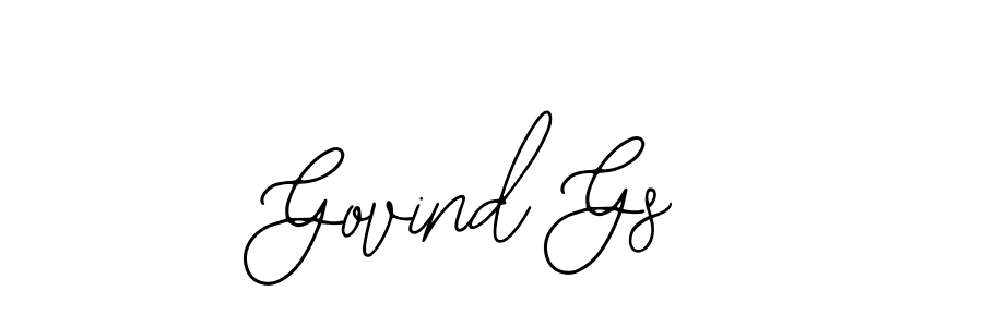 Make a beautiful signature design for name Govind Gs. With this signature (Bearetta-2O07w) style, you can create a handwritten signature for free. Govind Gs signature style 12 images and pictures png