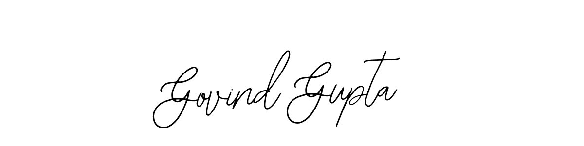 How to make Govind Gupta name signature. Use Bearetta-2O07w style for creating short signs online. This is the latest handwritten sign. Govind Gupta signature style 12 images and pictures png