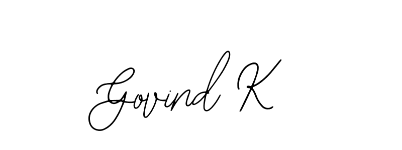 Also we have Govind K name is the best signature style. Create professional handwritten signature collection using Bearetta-2O07w autograph style. Govind K signature style 12 images and pictures png