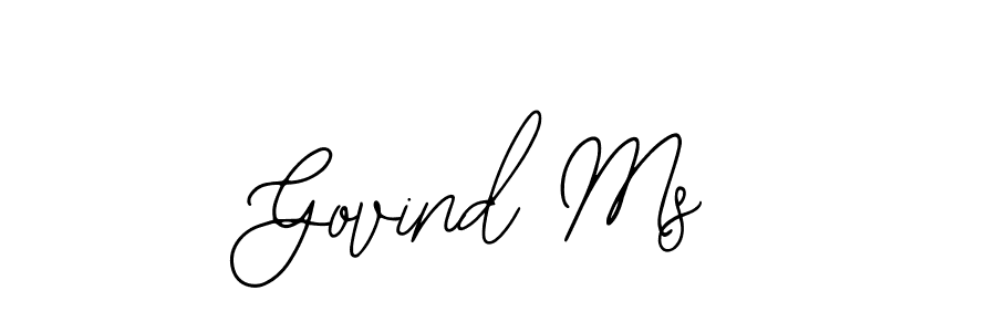 Make a short Govind Ms signature style. Manage your documents anywhere anytime using Bearetta-2O07w. Create and add eSignatures, submit forms, share and send files easily. Govind Ms signature style 12 images and pictures png