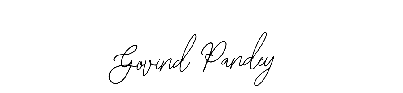 Also You can easily find your signature by using the search form. We will create Govind Pandey name handwritten signature images for you free of cost using Bearetta-2O07w sign style. Govind Pandey signature style 12 images and pictures png