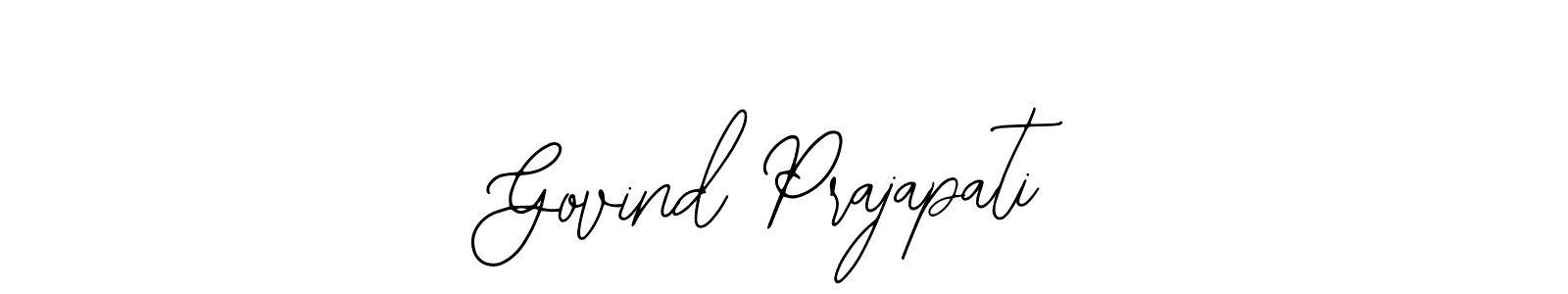 This is the best signature style for the Govind Prajapati name. Also you like these signature font (Bearetta-2O07w). Mix name signature. Govind Prajapati signature style 12 images and pictures png