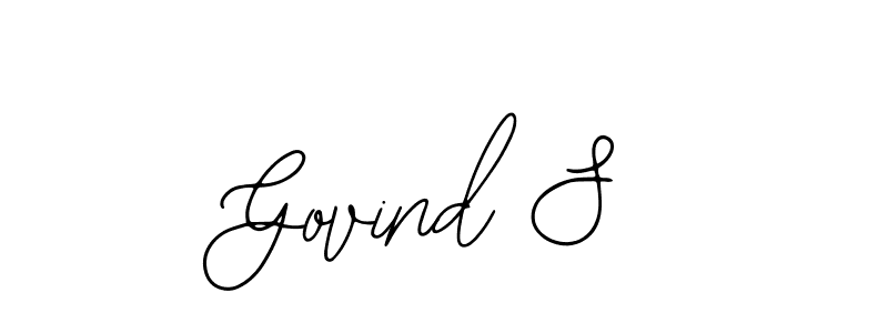 Make a beautiful signature design for name Govind S. Use this online signature maker to create a handwritten signature for free. Govind S signature style 12 images and pictures png