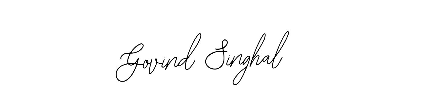 How to Draw Govind Singhal signature style? Bearetta-2O07w is a latest design signature styles for name Govind Singhal. Govind Singhal signature style 12 images and pictures png