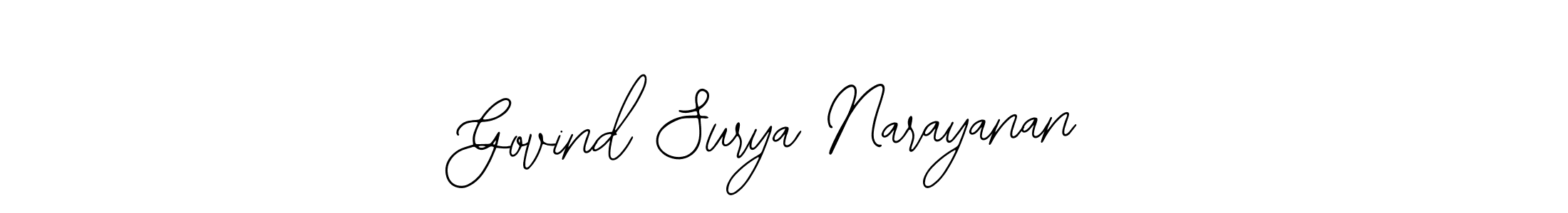 See photos of Govind Surya Narayanan official signature by Spectra . Check more albums & portfolios. Read reviews & check more about Bearetta-2O07w font. Govind Surya Narayanan signature style 12 images and pictures png