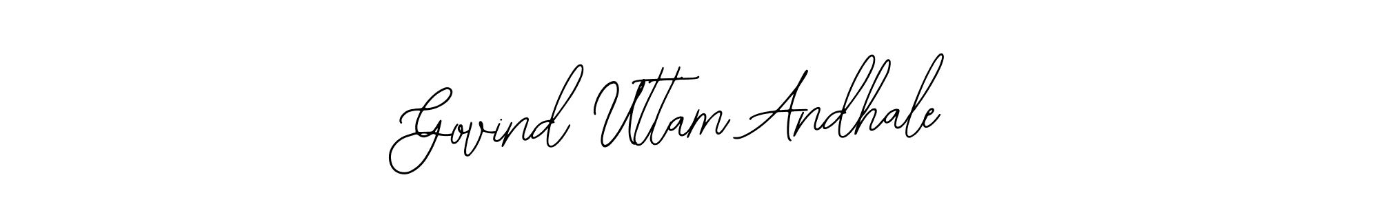 Create a beautiful signature design for name Govind Uttam Andhale. With this signature (Bearetta-2O07w) fonts, you can make a handwritten signature for free. Govind Uttam Andhale signature style 12 images and pictures png