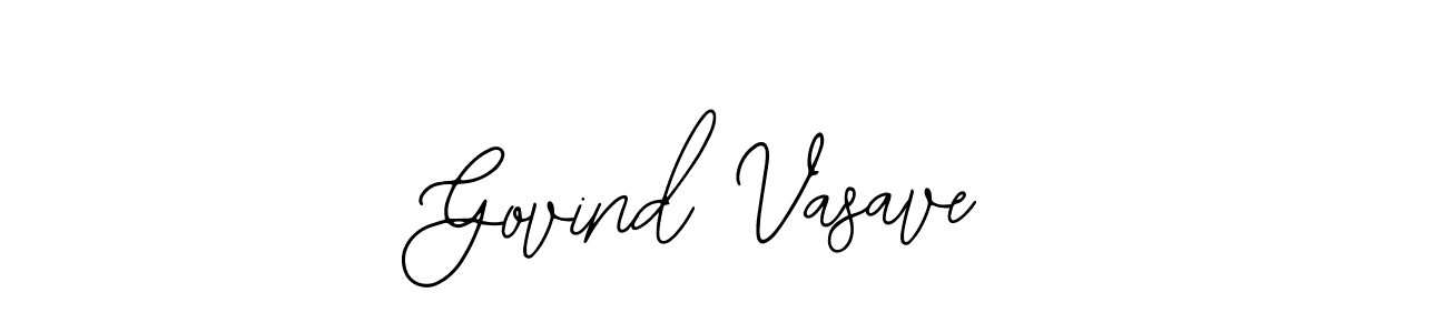 Govind Vasave stylish signature style. Best Handwritten Sign (Bearetta-2O07w) for my name. Handwritten Signature Collection Ideas for my name Govind Vasave. Govind Vasave signature style 12 images and pictures png