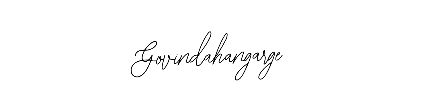 Design your own signature with our free online signature maker. With this signature software, you can create a handwritten (Bearetta-2O07w) signature for name Govindahangarge. Govindahangarge signature style 12 images and pictures png