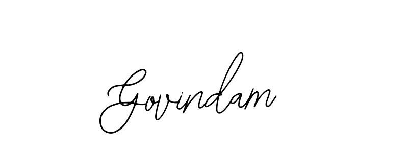 Govindam stylish signature style. Best Handwritten Sign (Bearetta-2O07w) for my name. Handwritten Signature Collection Ideas for my name Govindam. Govindam signature style 12 images and pictures png