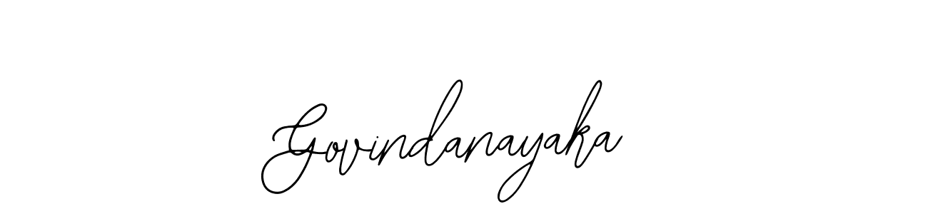 if you are searching for the best signature style for your name Govindanayaka. so please give up your signature search. here we have designed multiple signature styles  using Bearetta-2O07w. Govindanayaka signature style 12 images and pictures png