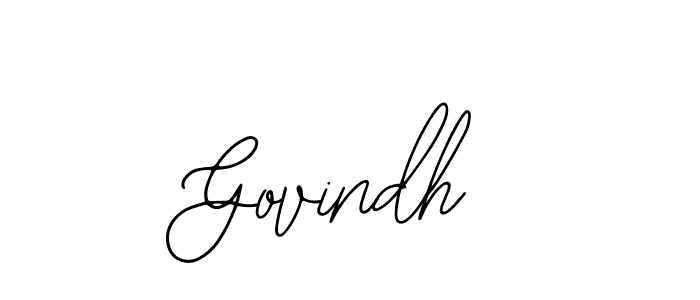 Use a signature maker to create a handwritten signature online. With this signature software, you can design (Bearetta-2O07w) your own signature for name Govindh. Govindh signature style 12 images and pictures png