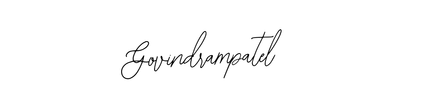 Also You can easily find your signature by using the search form. We will create Govindrampatel name handwritten signature images for you free of cost using Bearetta-2O07w sign style. Govindrampatel signature style 12 images and pictures png