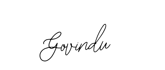 Use a signature maker to create a handwritten signature online. With this signature software, you can design (Bearetta-2O07w) your own signature for name Govindu. Govindu signature style 12 images and pictures png