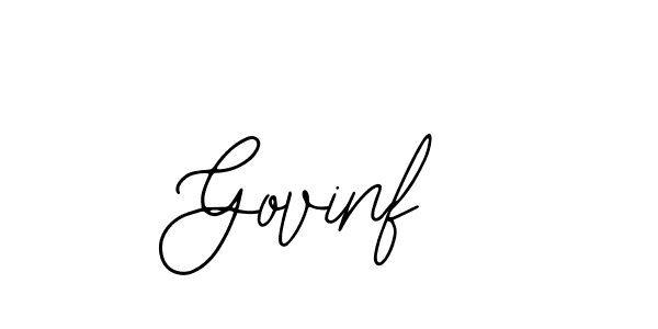 The best way (Bearetta-2O07w) to make a short signature is to pick only two or three words in your name. The name Govinf include a total of six letters. For converting this name. Govinf signature style 12 images and pictures png