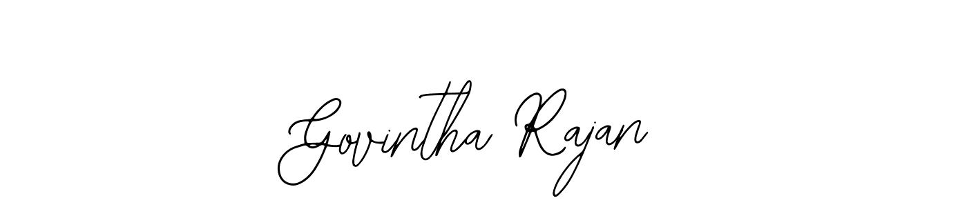 Make a beautiful signature design for name Govintha Rajan. With this signature (Bearetta-2O07w) style, you can create a handwritten signature for free. Govintha Rajan signature style 12 images and pictures png