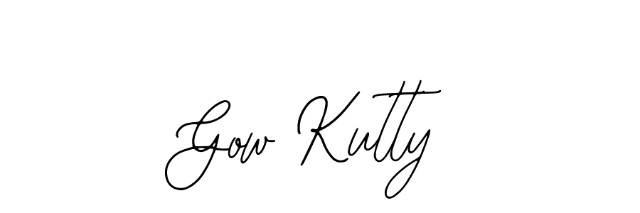 Design your own signature with our free online signature maker. With this signature software, you can create a handwritten (Bearetta-2O07w) signature for name Gow Kutty. Gow Kutty signature style 12 images and pictures png