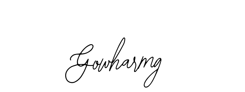 Make a beautiful signature design for name Gowharmg. Use this online signature maker to create a handwritten signature for free. Gowharmg signature style 12 images and pictures png