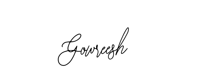 Also You can easily find your signature by using the search form. We will create Gowreesh name handwritten signature images for you free of cost using Bearetta-2O07w sign style. Gowreesh signature style 12 images and pictures png