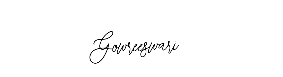 Gowreeswari stylish signature style. Best Handwritten Sign (Bearetta-2O07w) for my name. Handwritten Signature Collection Ideas for my name Gowreeswari. Gowreeswari signature style 12 images and pictures png